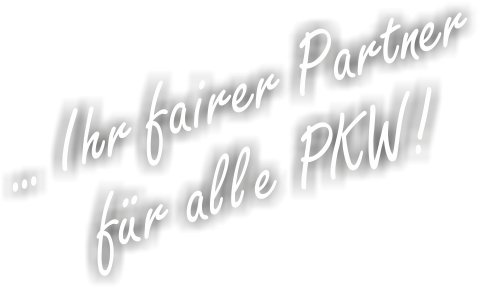 Slogan: Ihr fairer Partner für alle PKW!